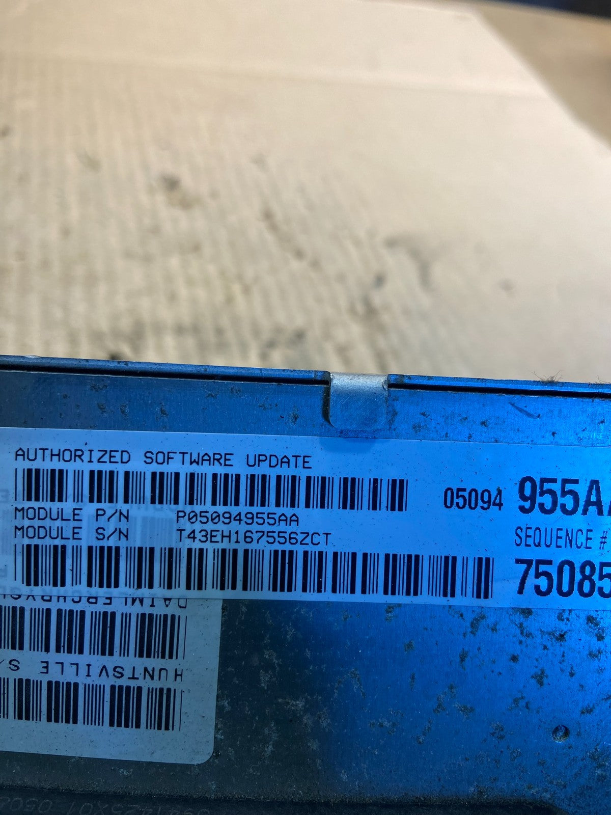 2006 Chrysler 300 Magnum Charger Engine Control Module ECM ECU z0706 DG4