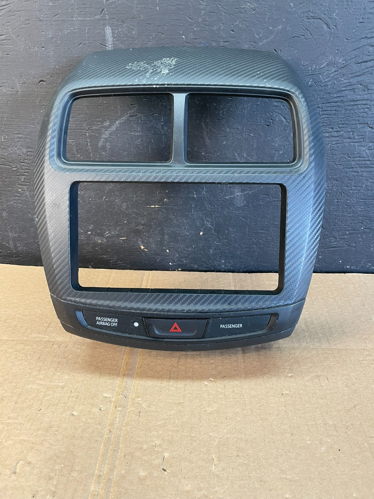 2011 to  2019 Mitsubishi Outlander Sport Center Dash Bezel Radio Trim AC2285 DG0