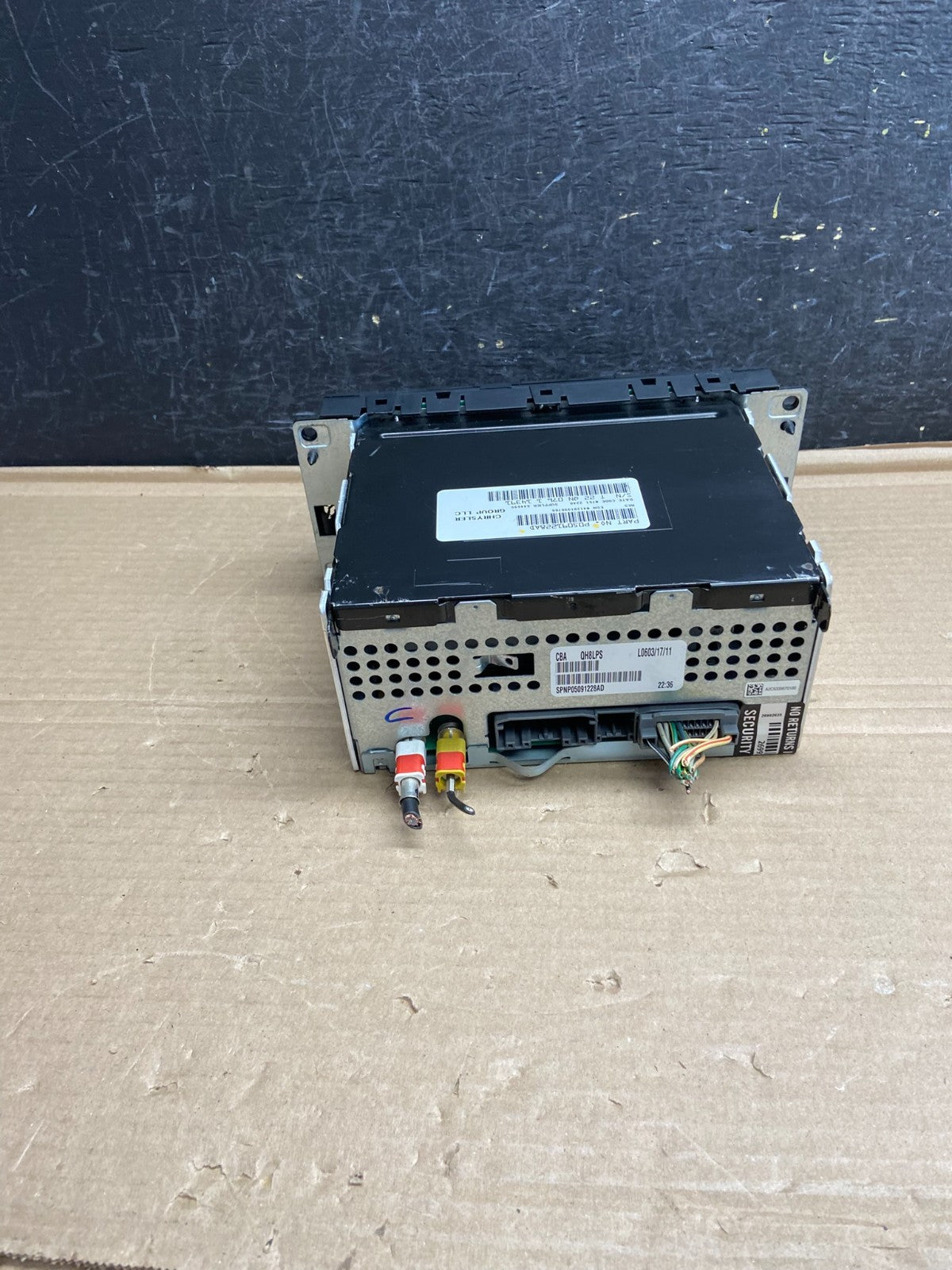 2007-2012 Chrysler Dodge Jeep Ram Radio CD MP3 AUX Receiver AG3832 DG2