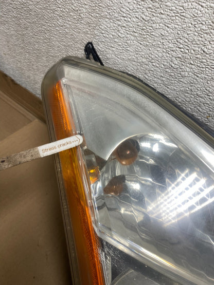 2009 - 2013 Nissan Rogue Left+Right Side Set Halogen Headlights U2640 DW7