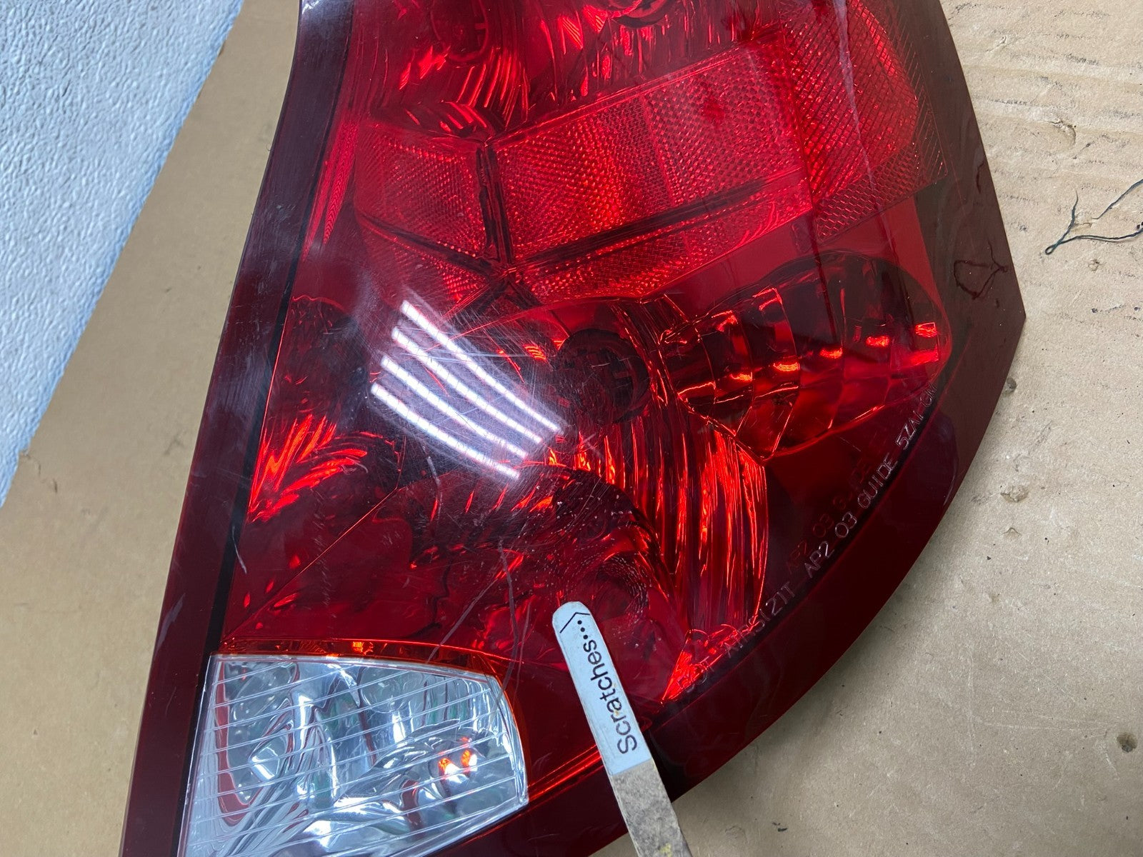 2003-2007 Saturn Ion Passenger Right RH Side Tail Light Tail Light AC7568 DW3