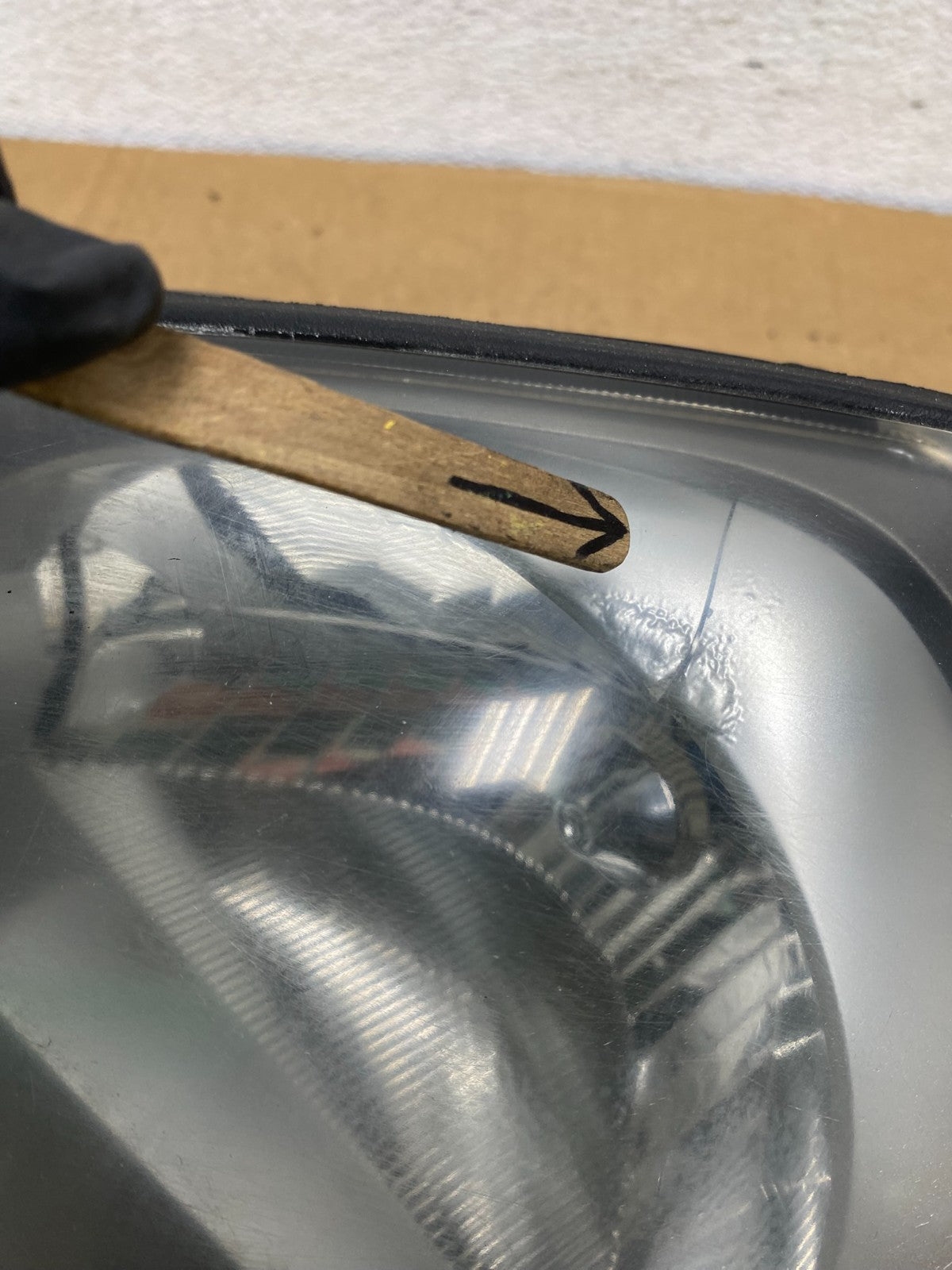 2005 to 2008 Hyundai Tucson Left Driver LH Side Headlight AD0533 DW6