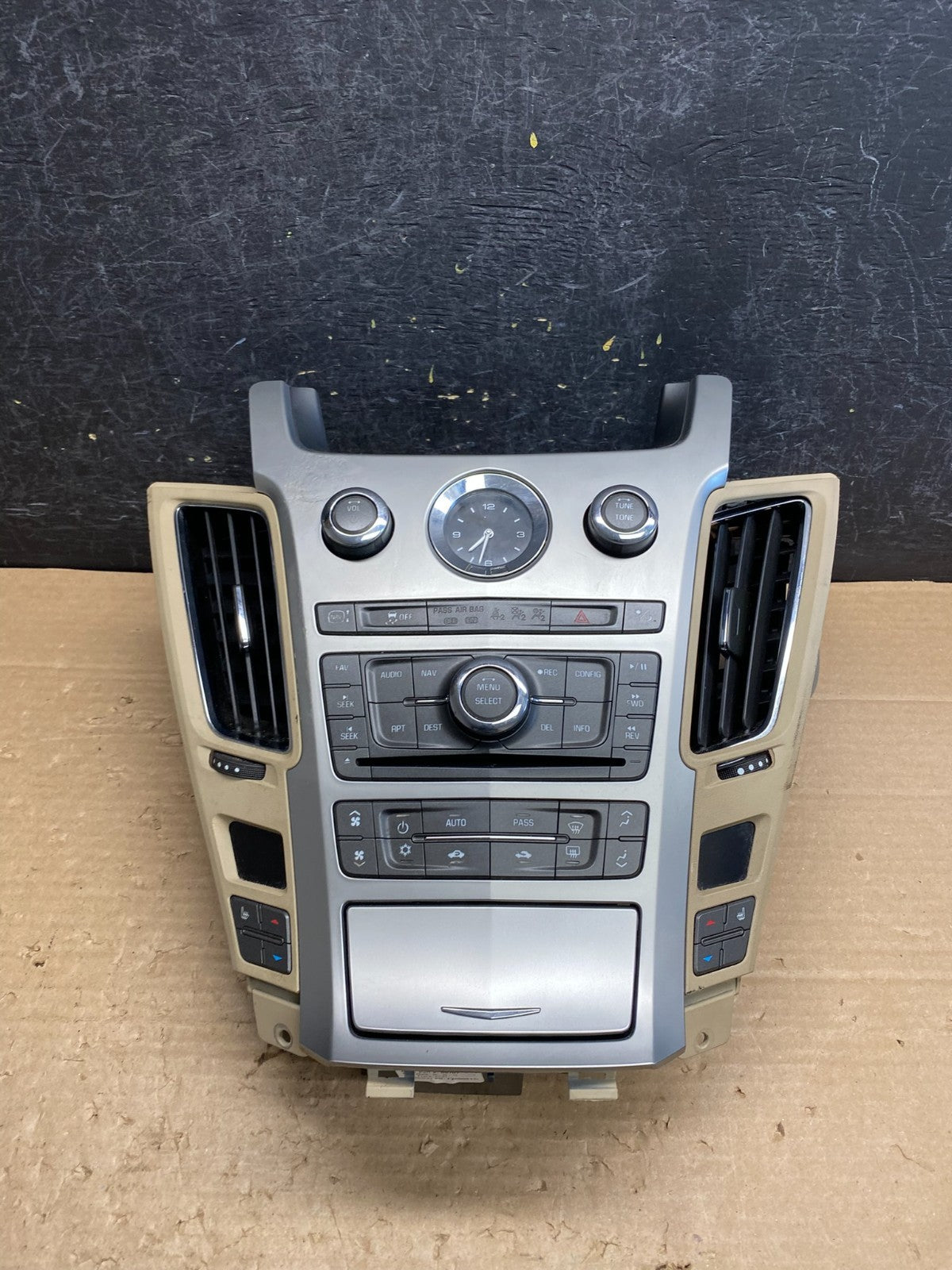 2009-2013 Cadillac CTS A/C Heater Radio Climate Control Panel Bezel OE ag8471 DG0