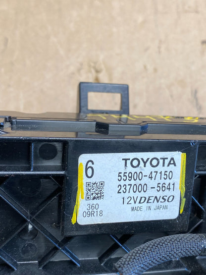 2014 Toyota Prius V Climate Heater A/C AC Control Panel  Oem T4475 DG6