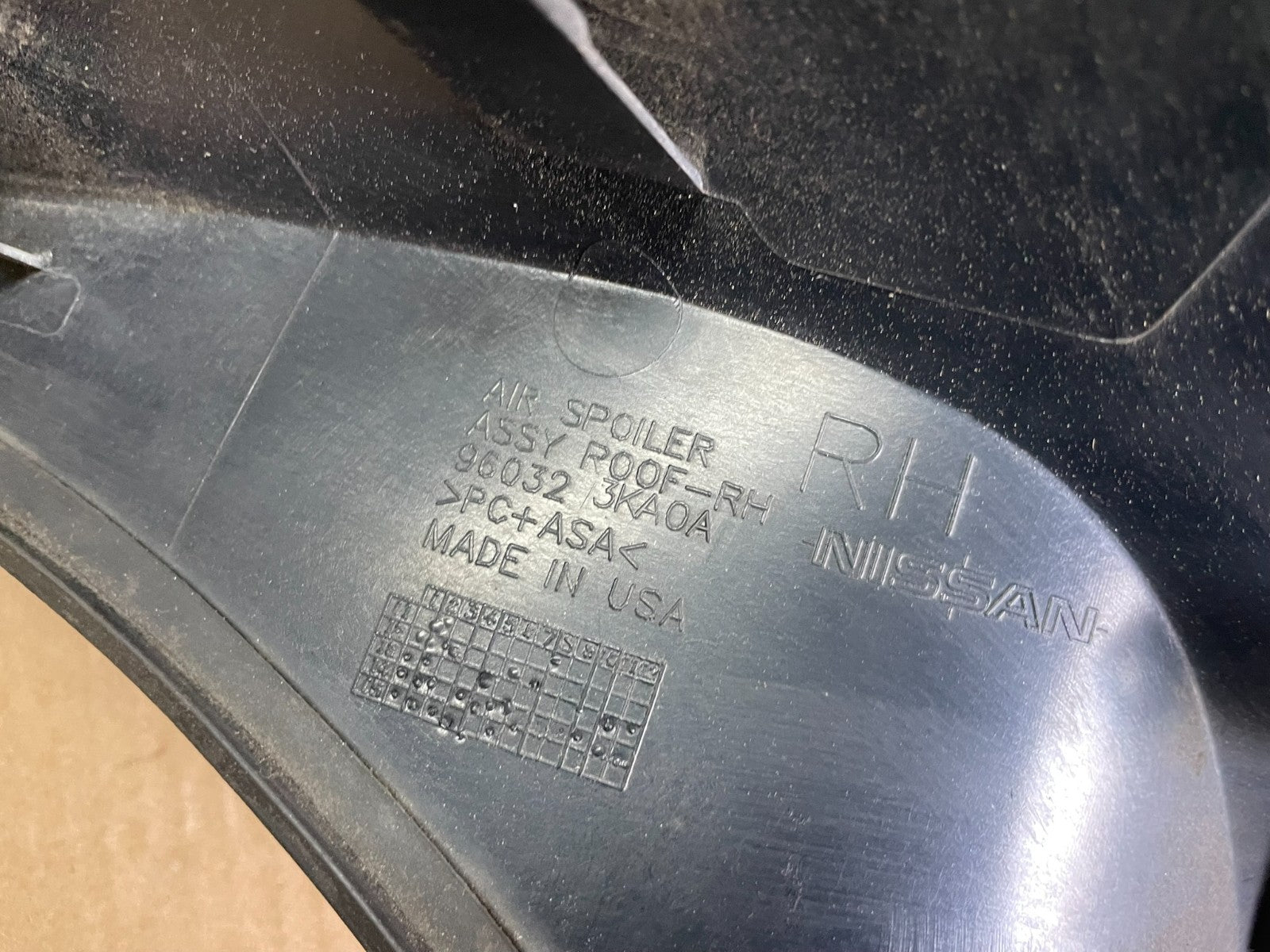 2013-2020 Nissan Pathfinder Rear Spoiler Wing Oem z8315 DG15