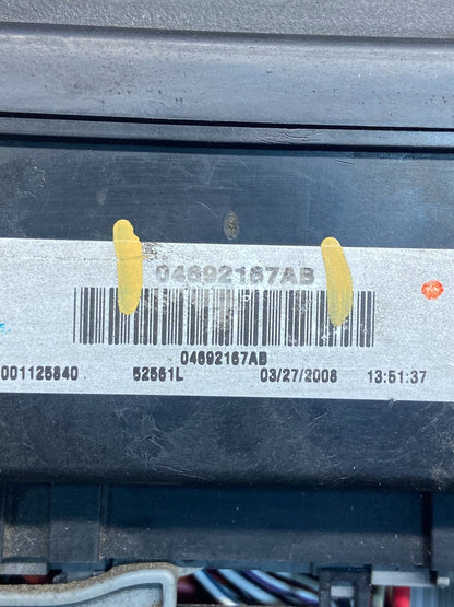2005 Jeep Grand Cherokee Fuse Box Relay Body BCM Module Panel AE2479 DG6