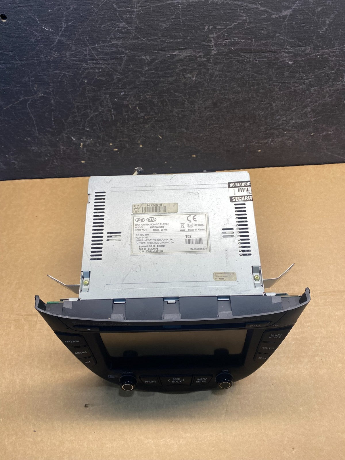2012 - 2014 Hyundai Veloster Radio Receiver Display Screen 96560-2V700 AF7863 DG3