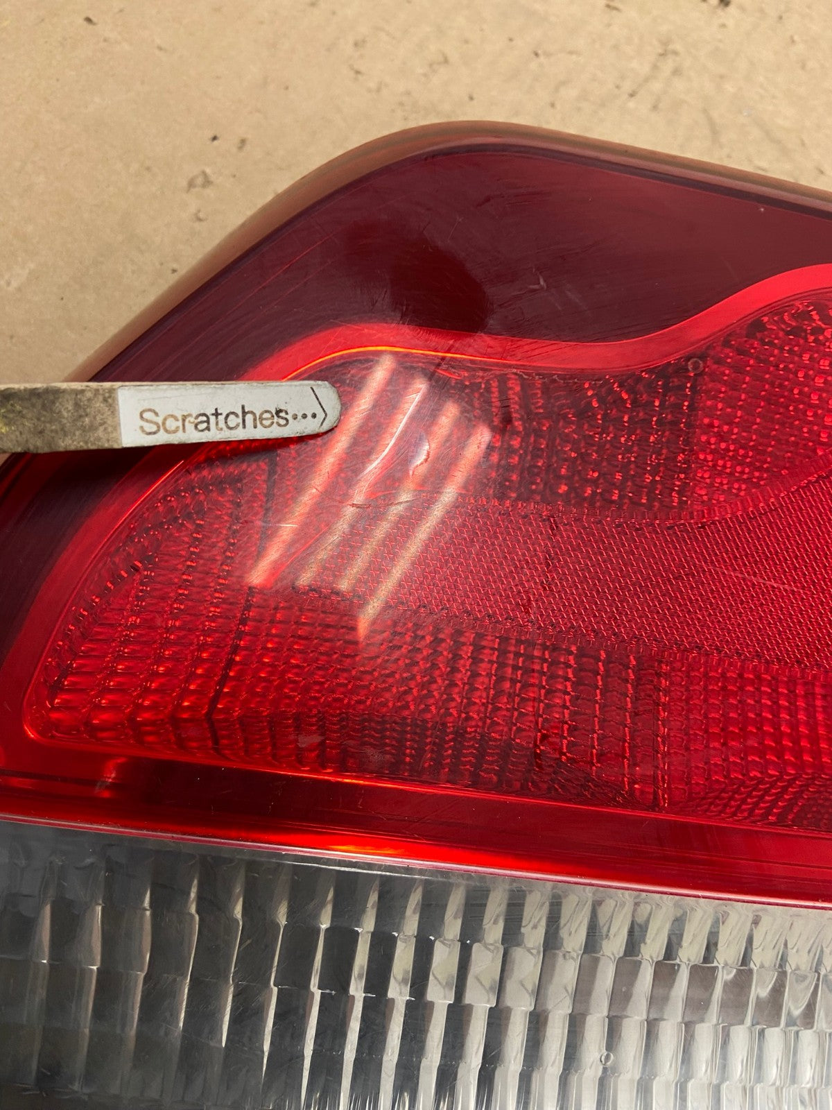 2011-2013 Dodge Durango Left Driver LH Side Tail Light Inner AG5675 LK3