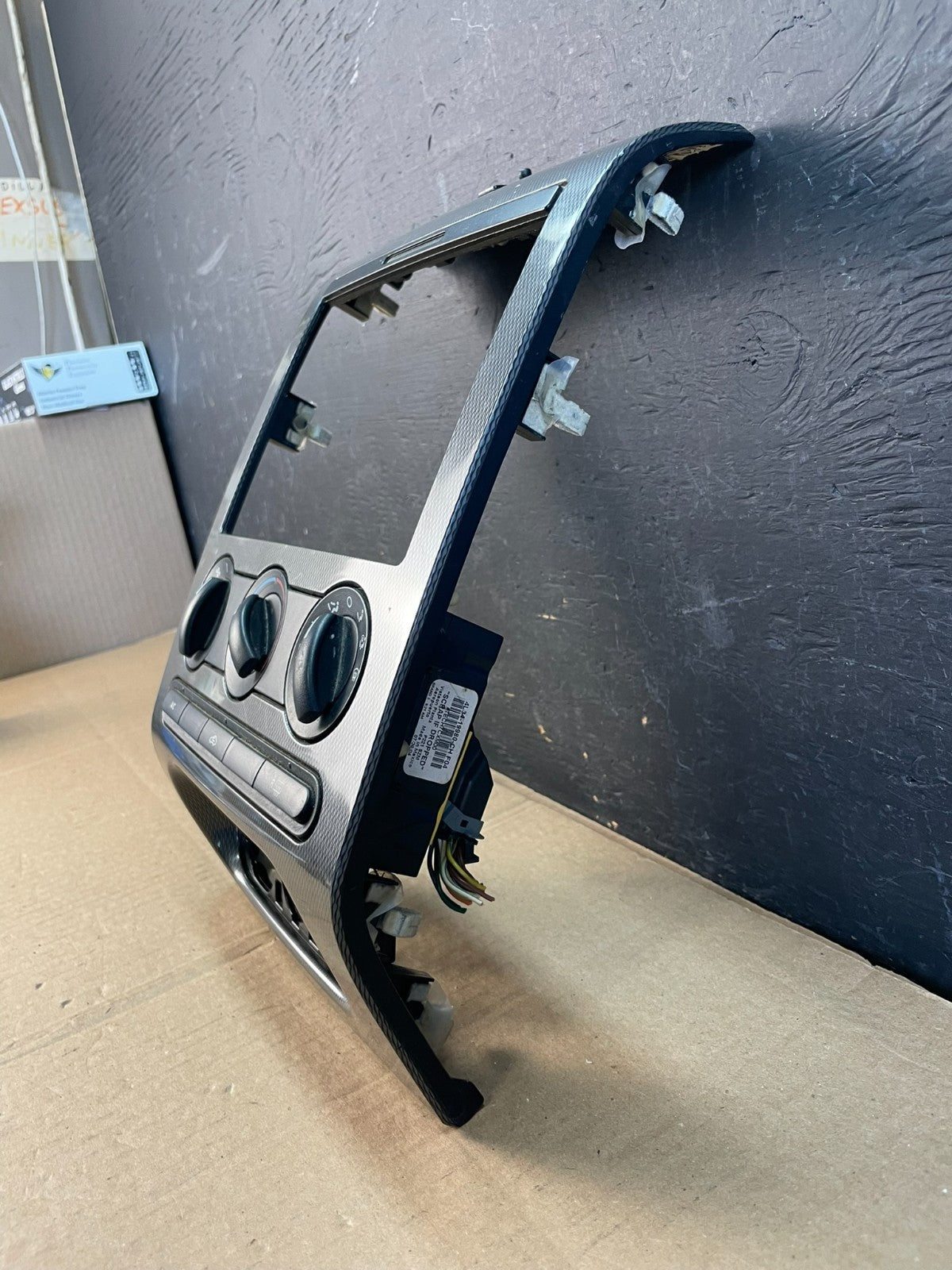 2004 to 2008 Ford F150 Radio Climate Dash Bezel Surround Black AC2284 DG2