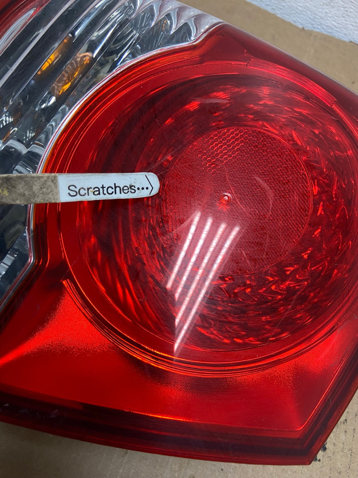 2011 2012 2013 2014 Chevrolet Cruze Left Driver LH Side Tail Light AD7982 LK3