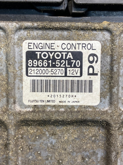 2010 Toyota Yaris Electronic Engine Control Module ECU ECM AE2280 DG2