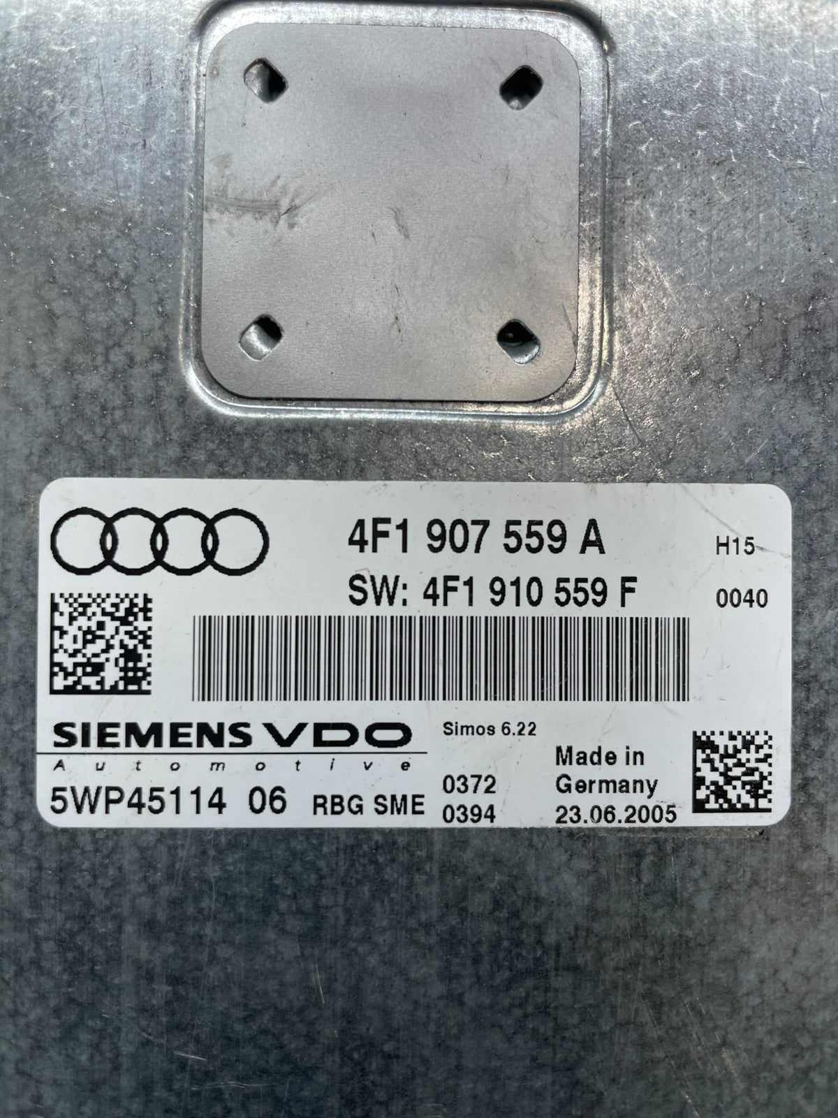 2006 to 2008 Audi A6 3.2L Engine Computer Ecu Pcm Ecm Pcu Oem OEM r3874 DG3