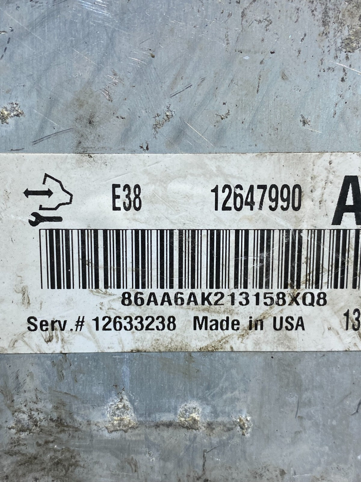2010 - 2013 GMC Sierra 5.3L Engine Control Module ECM ECU AH7248 DW2