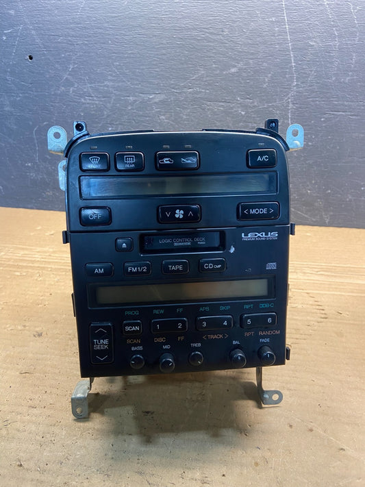 1992 to 1994 Lexus SC300 Climate Control Radio Receiver ae4666 DG0