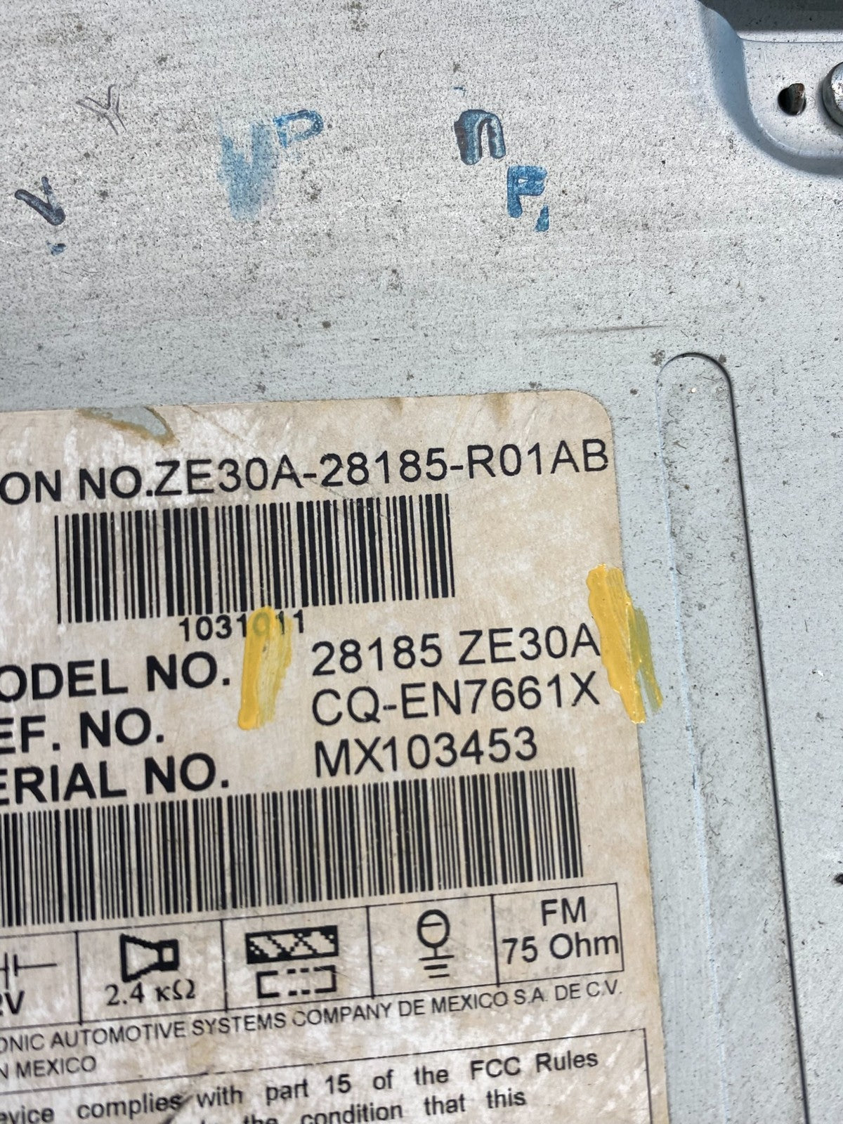 2007 Nissan Armada QX56 Radio Stereo Audio CD Player Receiver ac6281 DG5