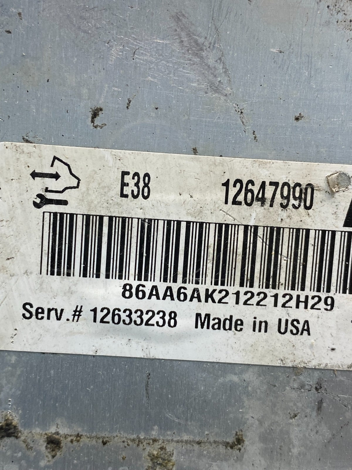 2010 to 2013 Chevrolet Silverado Yukon Engine Control Module ECM ECU ad7263 DG2