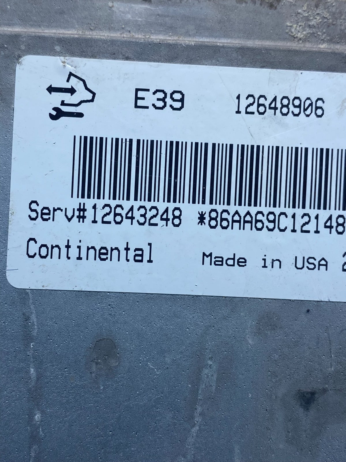 2012 Chevrolet Equinox Ecu Engine Control Module Unit Ecm 12648906 AE7735 DW2