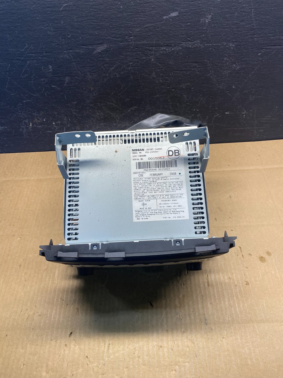 2009-2010 Nissan Murano AM FM Radio 6 CD Control Panel ad1592 DG3