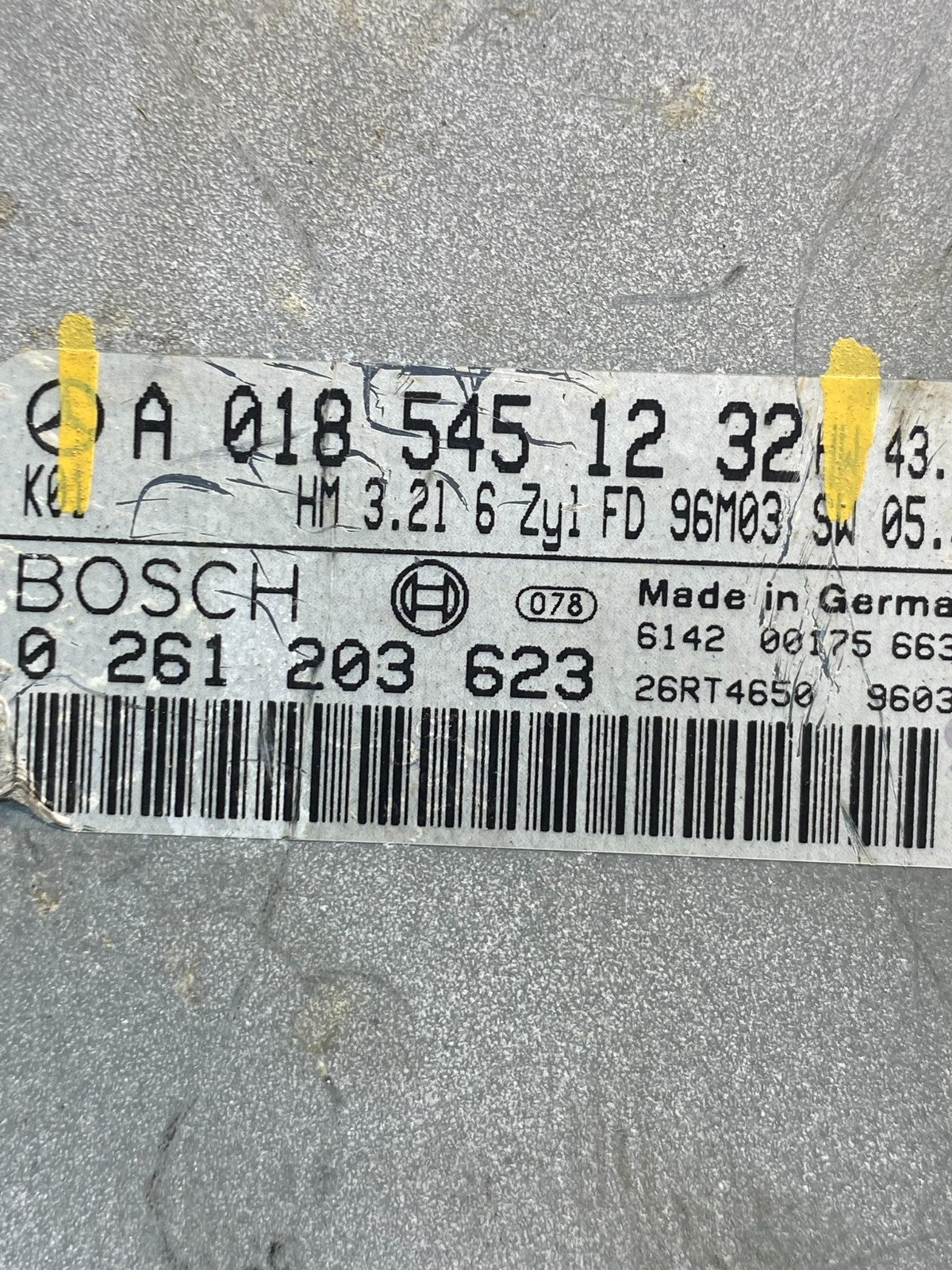 1996 Mercedes E320 Engine Control Unit ECU Module AE7531 DG2