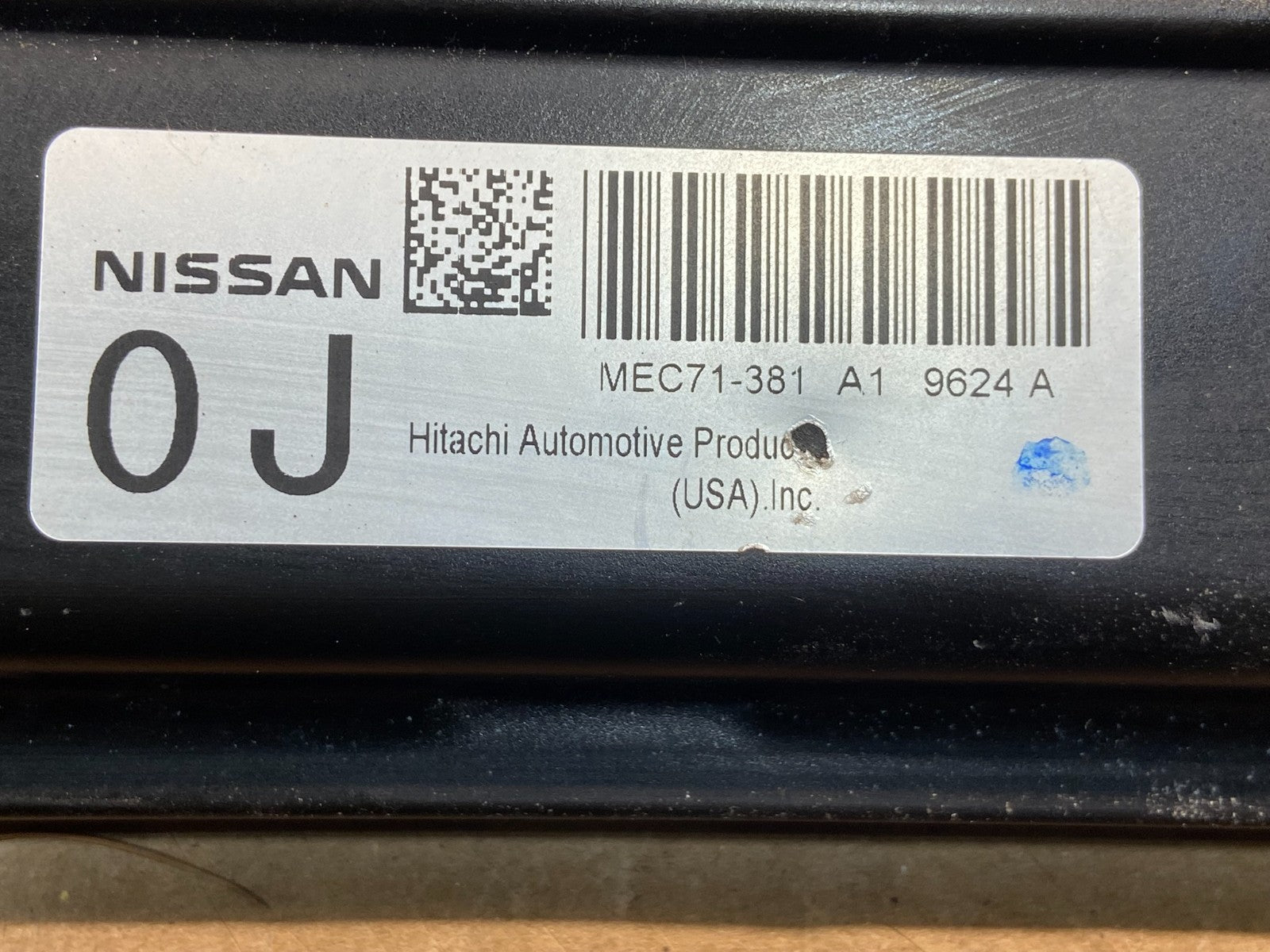 2009 Nissan Pathfinder Ecm Ecu Engine Control Computer mec71-381 a1 AG1626 DW2