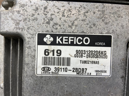 2011 to 2013 Kia Optima 2.4L Engine Computer 39110-2BDB7 M1181 DG2
