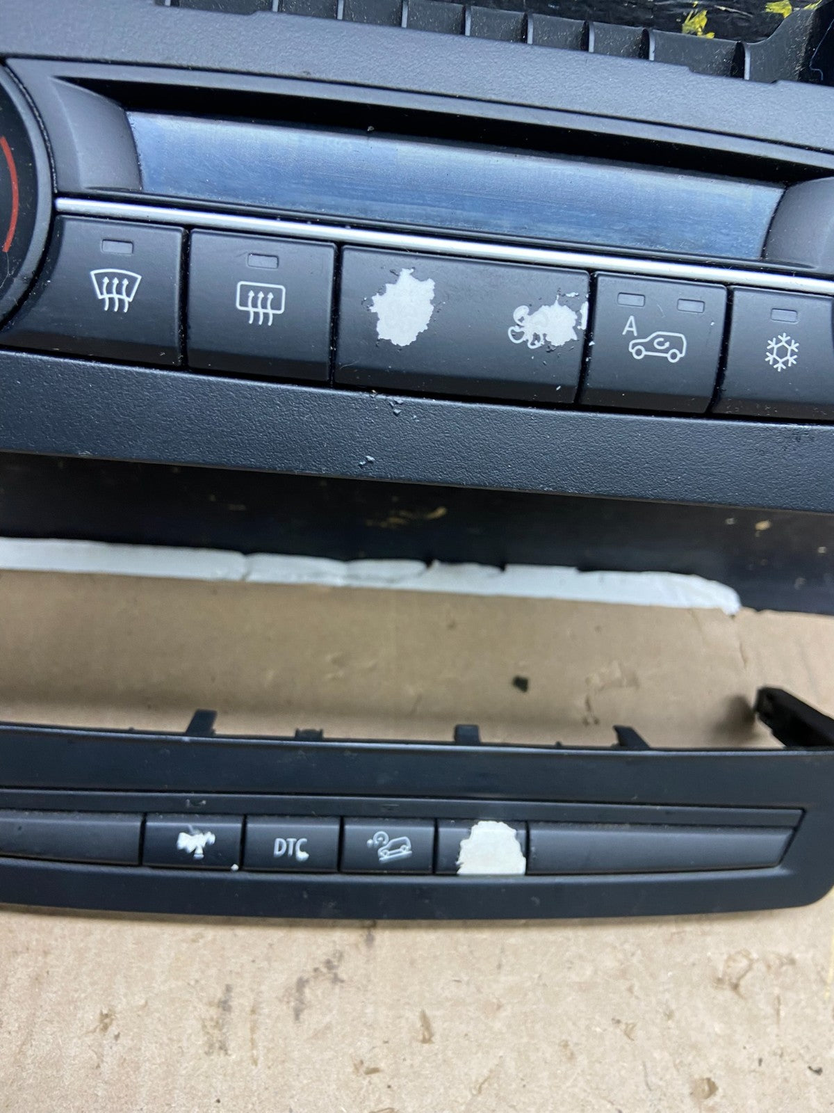 2007-2013 Bmw X5 AC Heater Climate Control Temperature Panel Trim Oem AB5437 DG1