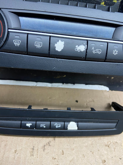 2007-2013 Bmw X5 AC Heater Climate Control Temperature Panel Trim Oem AB5437 DG1