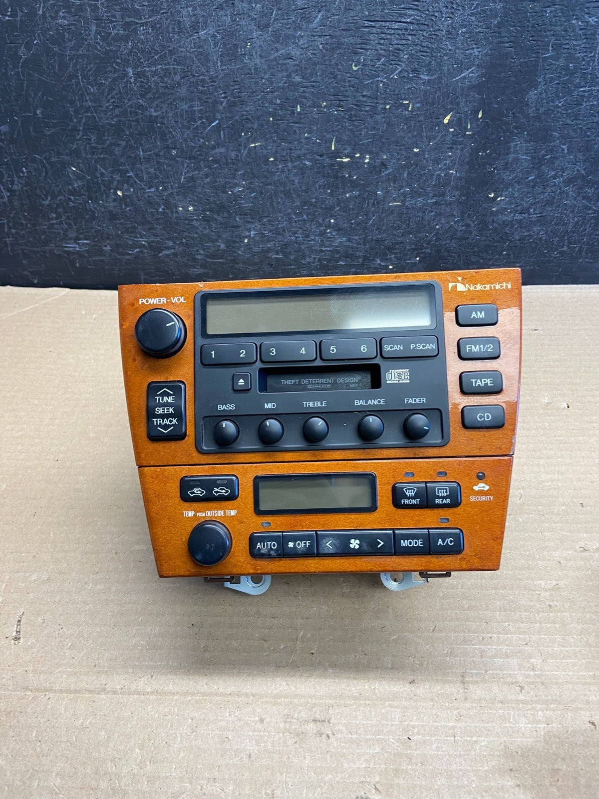 2000 2001 Lexus Es300 Radio Receiver Tape Climate Control A/C AH1512 DG0