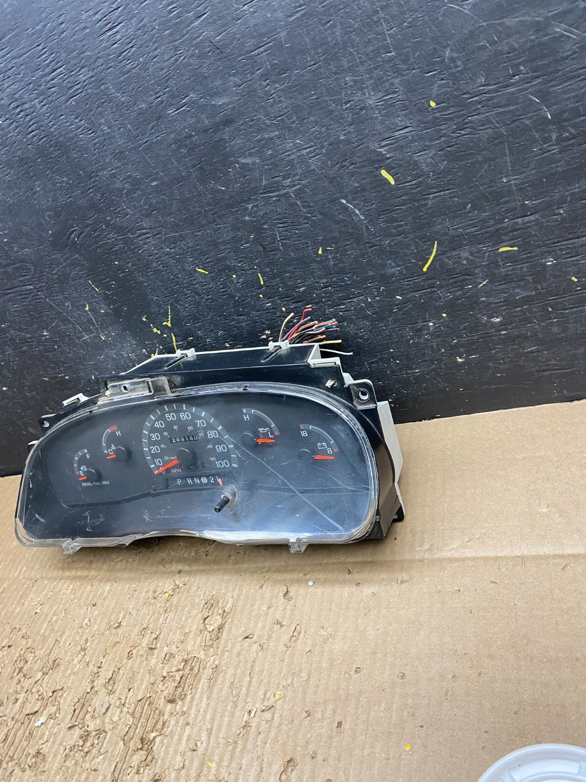 2001 - 2002 Ford Econoline E250 E350 Van Speedometer Instrument Cluster v7770 DG1
