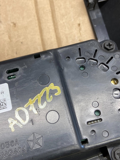 2011 to 2017 Jeep Compass Dash Climate Temperature Control Radio Bezel AD7223 DG8