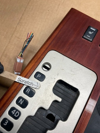 2008 to 2010  Infiniti QX56 Center Console Shifter Bezel Woodgrain aa9004 DG4