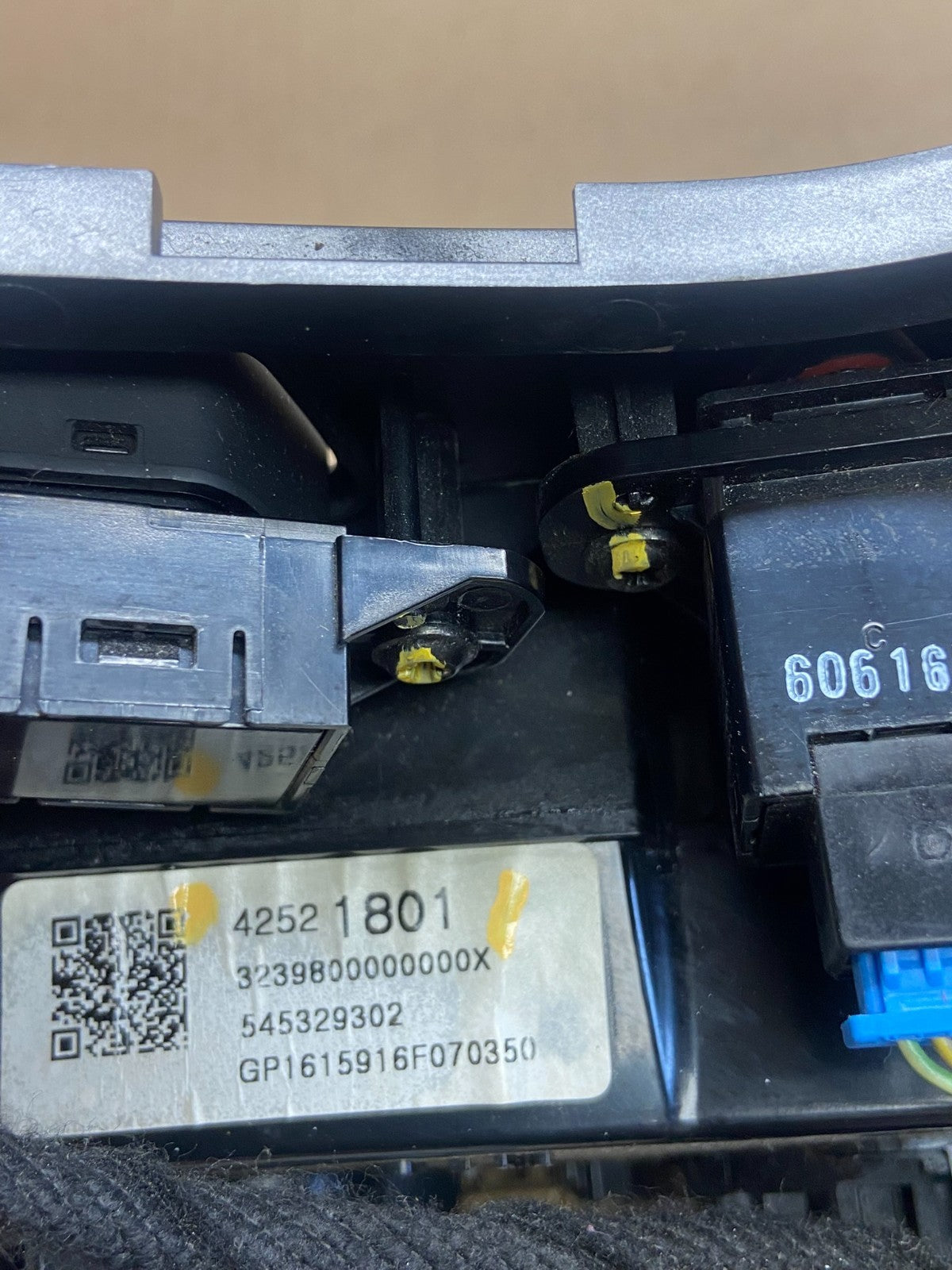 2017 to 2018 Chevrolet Sonic A/C Climate Control Panel Trim Bezel AE4348 DG5