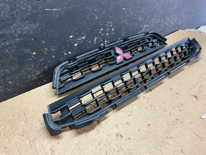 2013-2015 Mitsubishi Outlander Front Upper Lower Set Grille Z3244 DG1