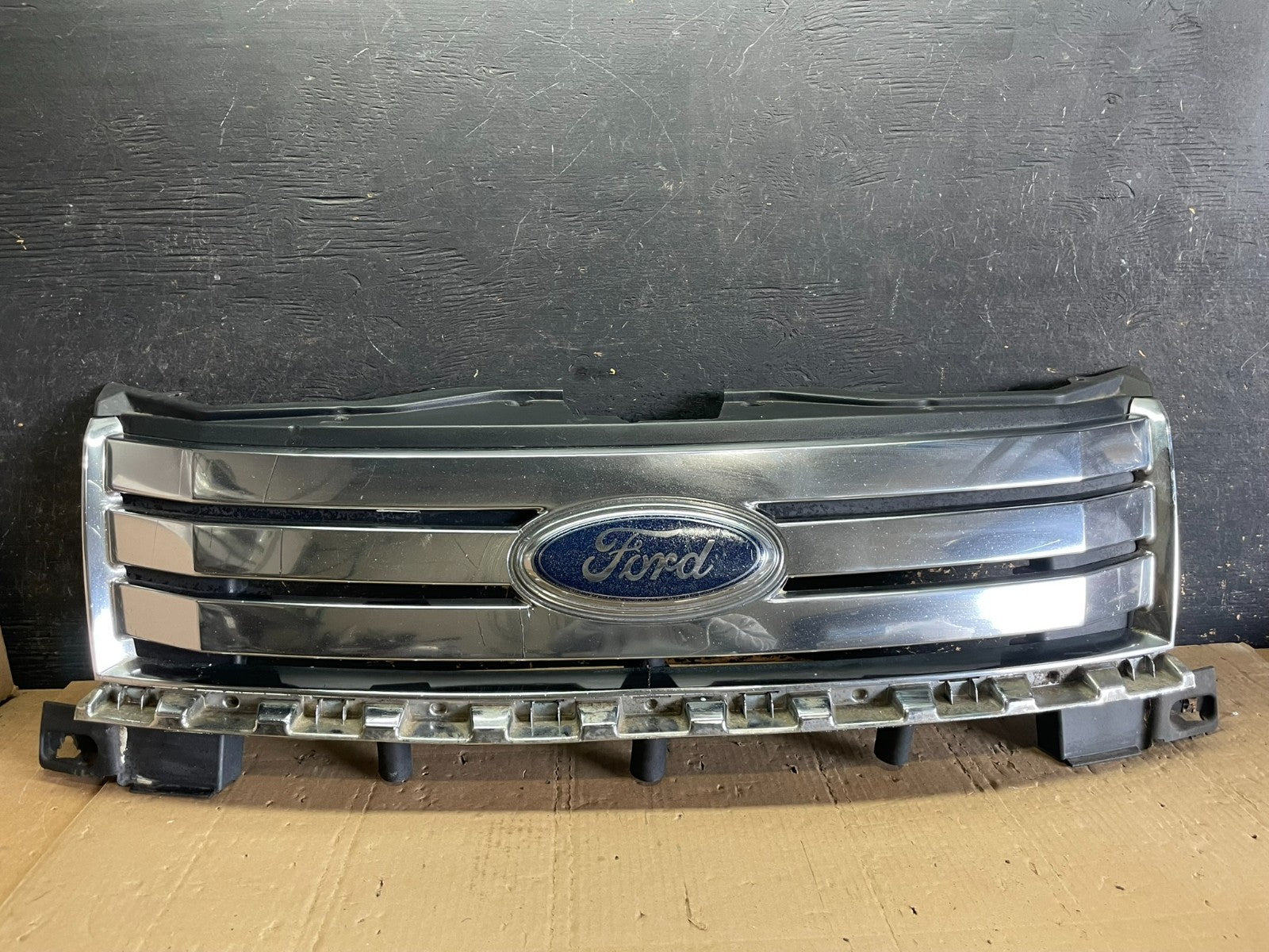 2007 2008 2009 2010 Ford Edge Front Upper Chrome Grill Grille Oem aa8929 DG0