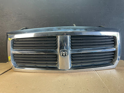 2005 to 2007 Dodge Dakota Chrome Front Upper Grill Grille AE3711 DG0