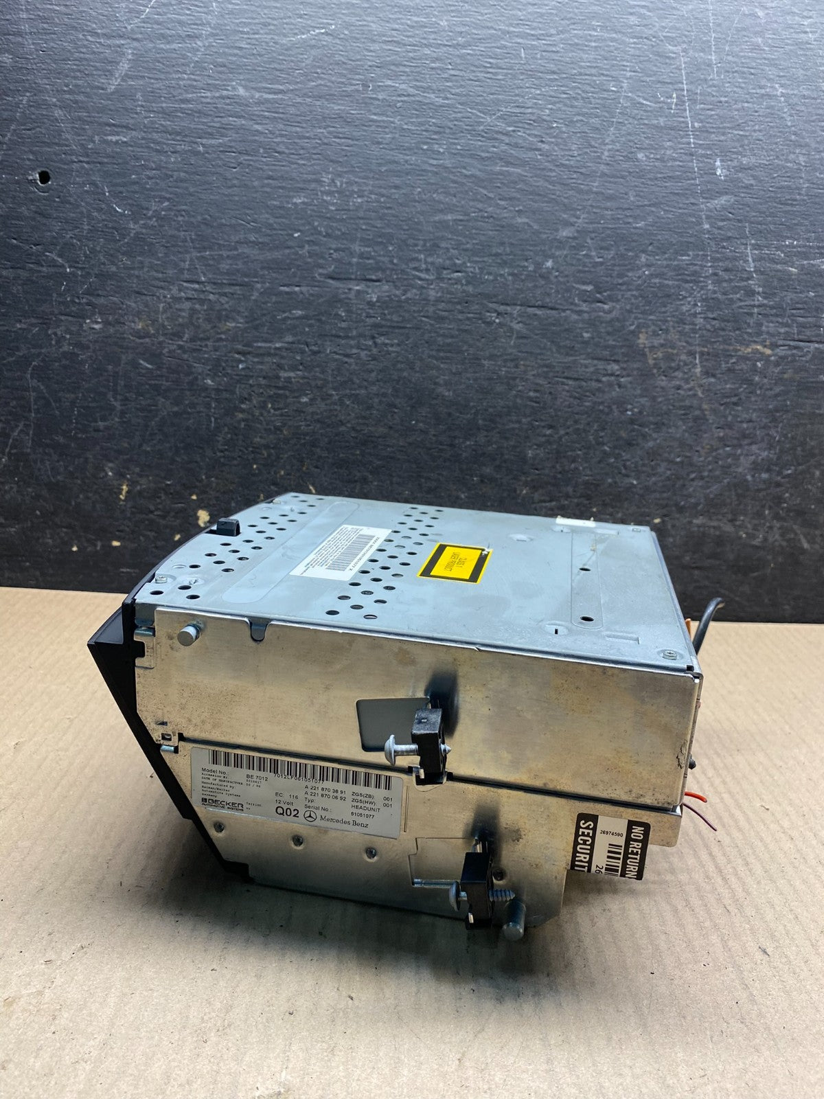 2007-2014 Mercedes-Benz S550 Head Radio Comand Command CD Navigation AI5333 DG1