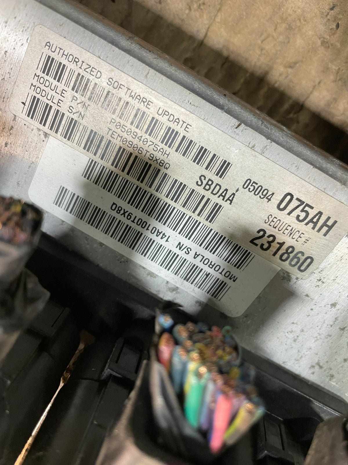 2006 Dodge Durango 5.7L  Engine Computer Module ECU P05094075AH x4610 DG3
