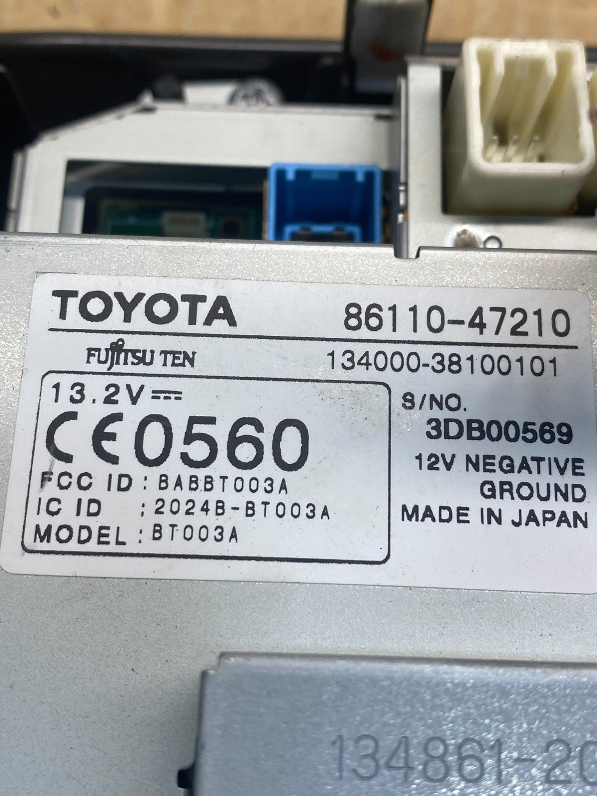 2006 to 2009 Toyota Prius Radio Stereo Receiver Screen Display AD1580 DW5