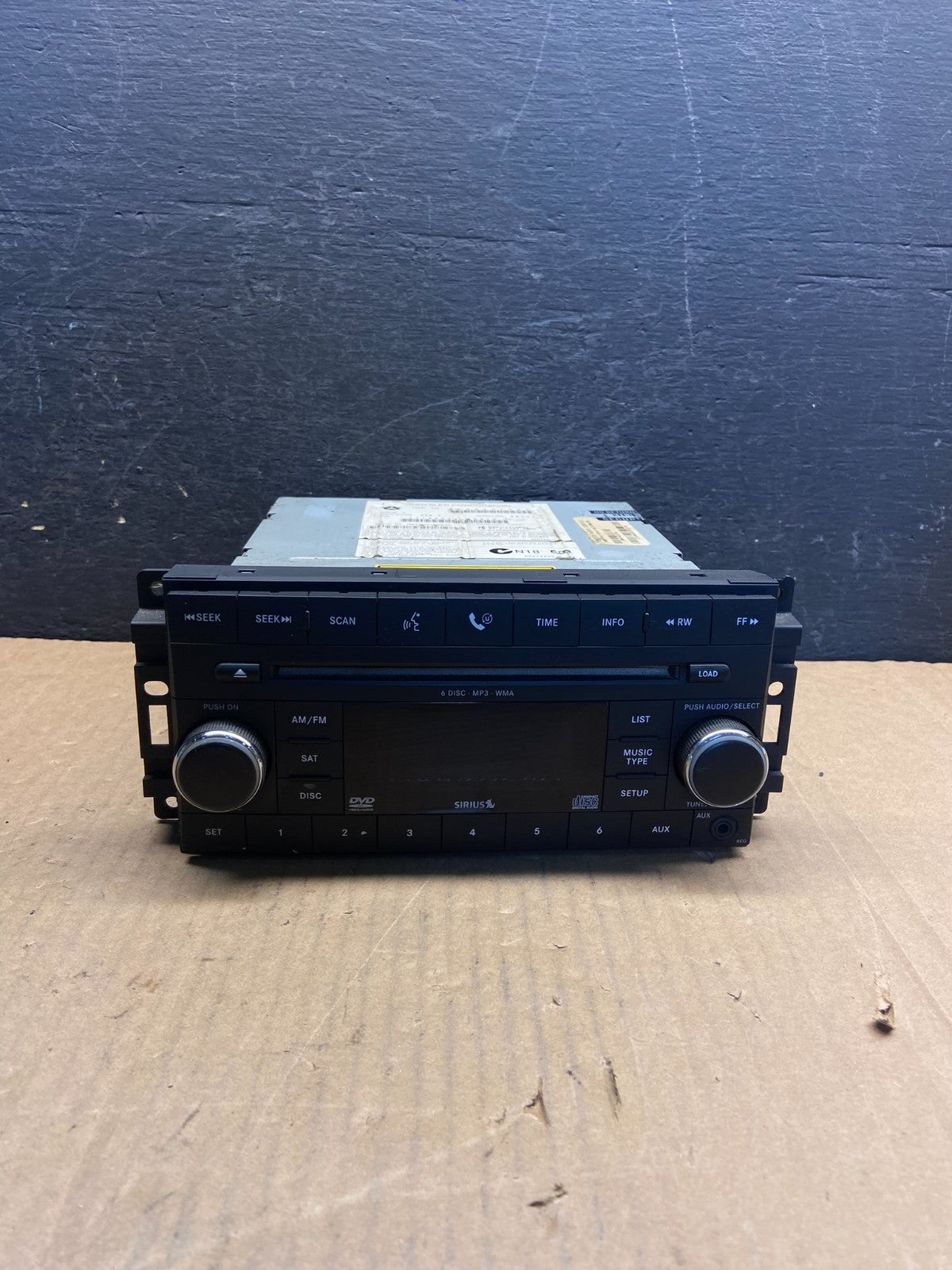 2007-2012 Chrysler Dodge Jeep Ram Radio CD MP3 AUX Receiver AG1516 DW0
