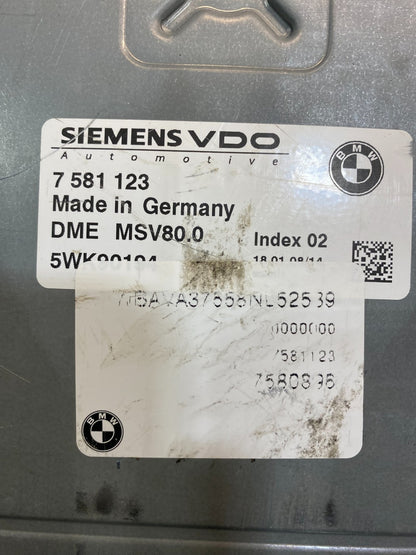 2007 - 2011 BMW 328i 528i E90 ECM ECU Engine Computer 7602220 aa1740 DG3