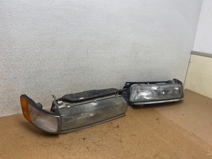 1990-1992 Infiniti M30 Left+Right Side Set Halogen Turn Sgn Headlight S7411 DG2