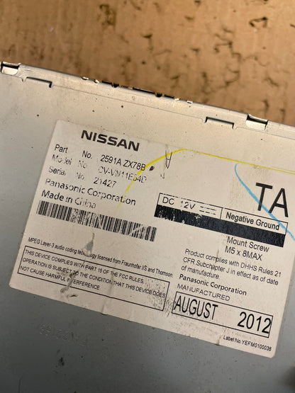 2011 - 2013 Nissan Murano Maxima M35 M37 Radio CD Bose Navigation U1530 DG6