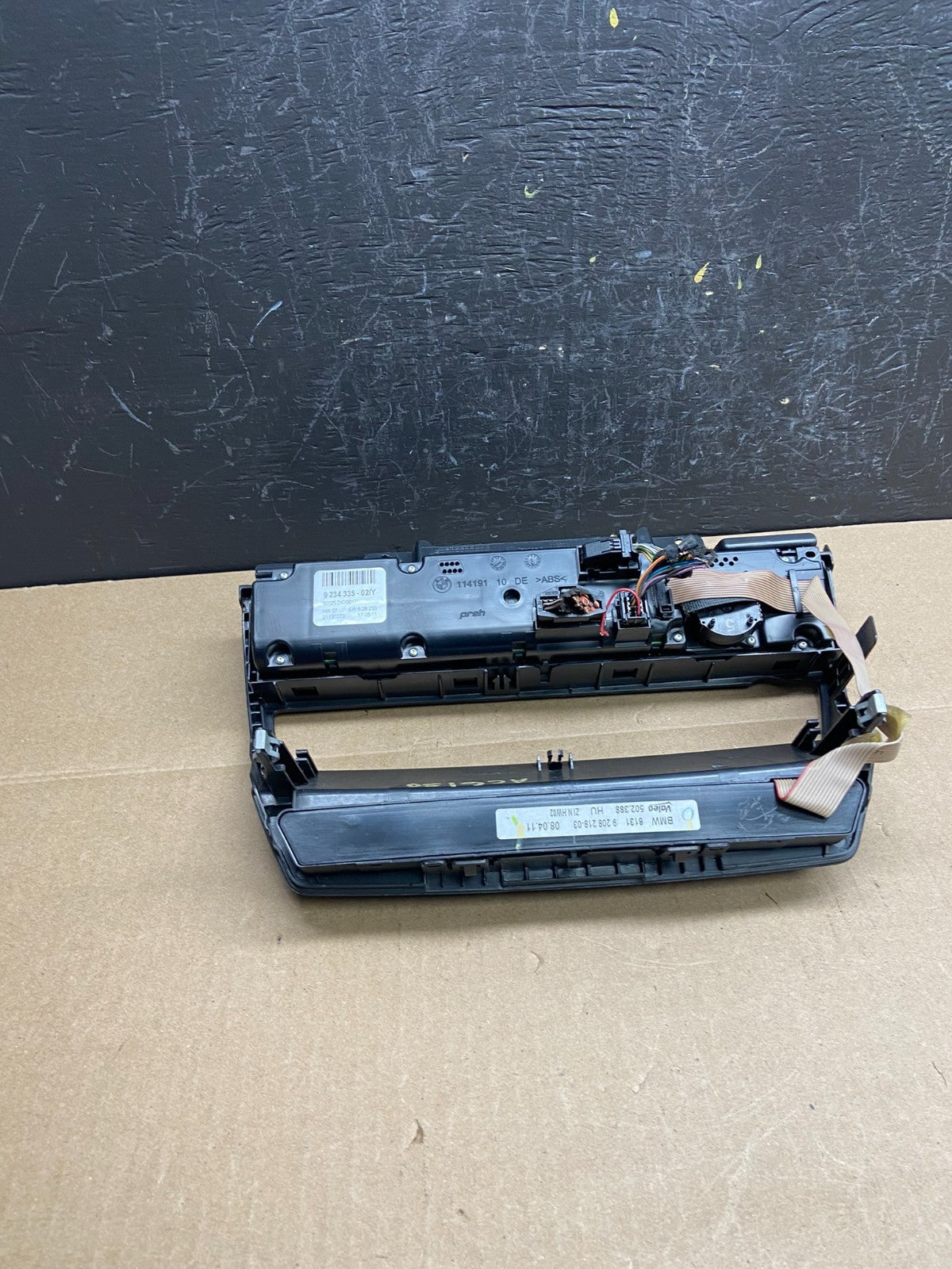 2007-2013 Bmw X5 AC Heater Climate Control Temperature Panel Trim Oem AC6150 DG4
