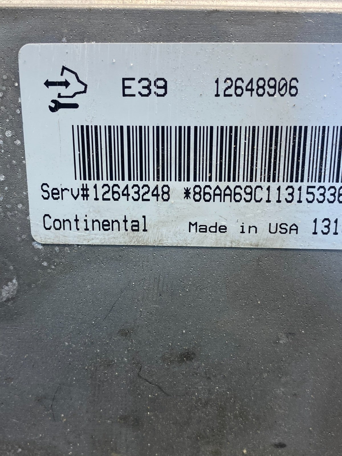 2012 - 2016 Chevrolet Equinox Ecu Engine Control Module Ecm 12648906 AH4896 DW2
