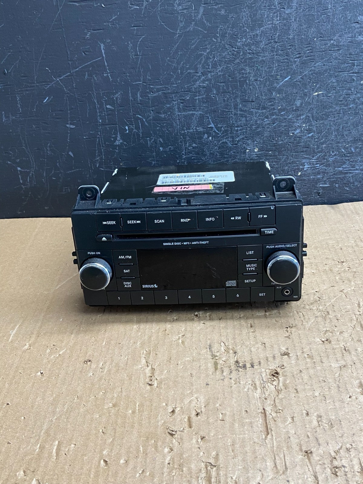 2007-2012 Chrysler Dodge Jeep Ram Radio CD MP3 AUX Receiver AE4333 DW0
