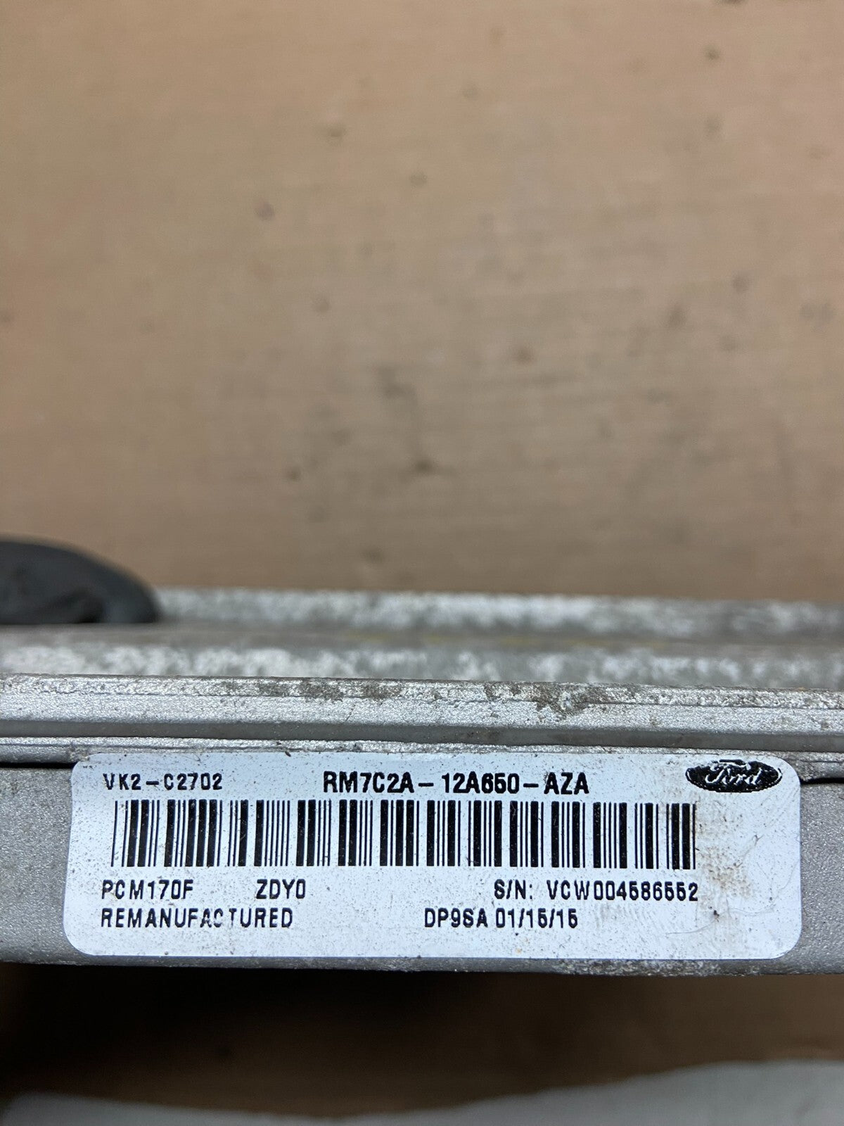 2007 Ford Van E150 E250 VAN 4.6L Engine Control Module rm7c2a-12a650-aza C57143