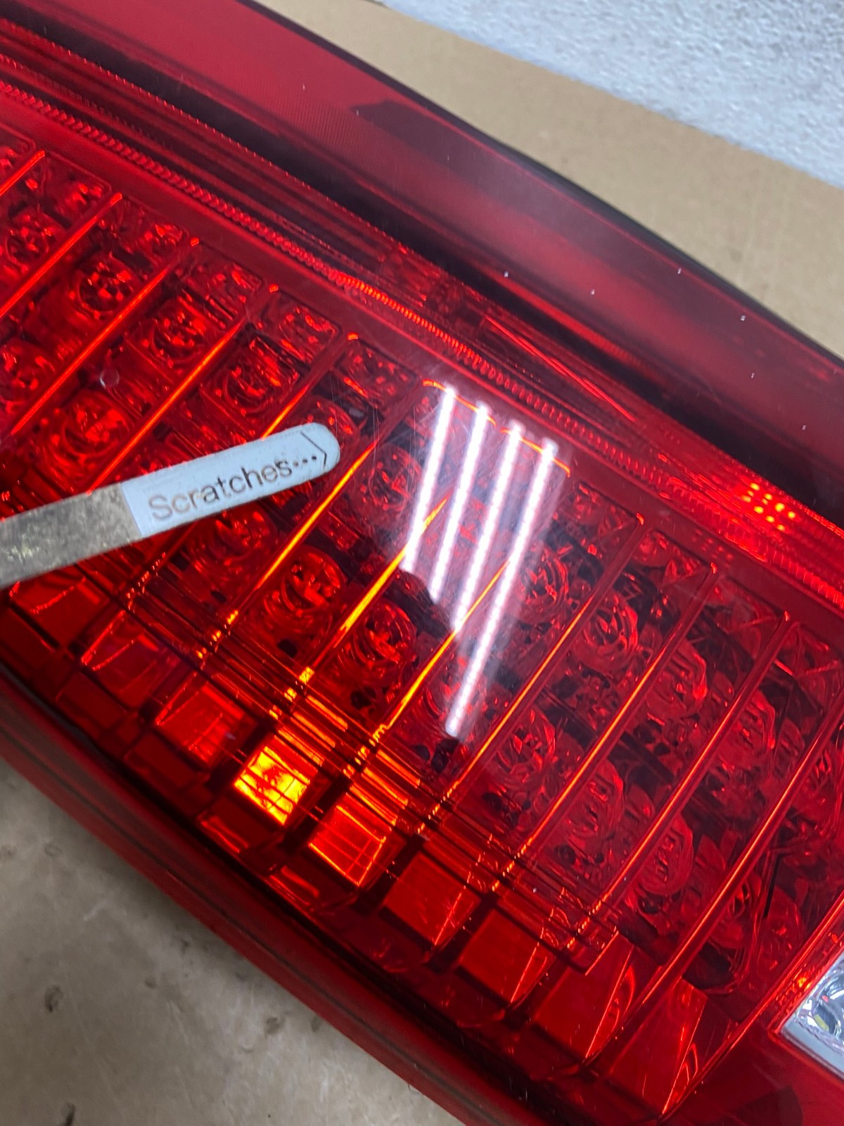2008 to 2013 Cadillac CTS Left Driver Lh Side Led Side Tail light AF8025 LK3