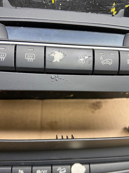2007-2013 Bmw X5 AC Heater Climate Control Temperature Panel Trim Oem Y2253 DG1