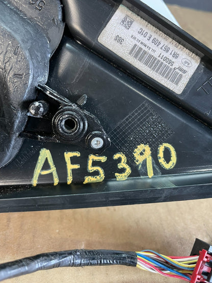 2009 to 2017 Audi Q5 Left Driver LH Side Door View Power Mirror AF5390 DW11