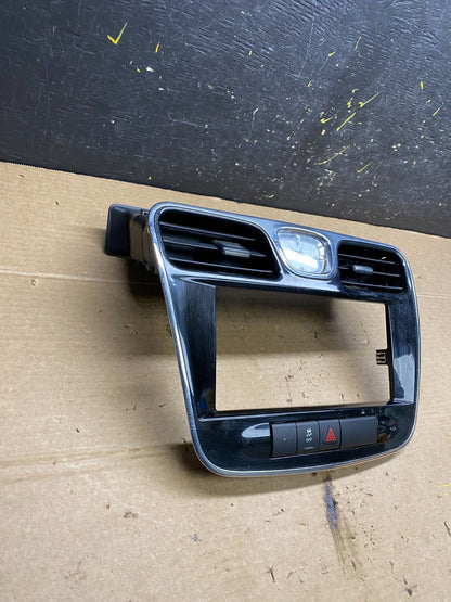 2011 - 2014 Chrysler 200 Dash Radio Bezel Trim Clock Hazard Bezel W6582 DG1
